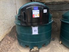 Harlequin 2,500ltr GRP bunded fuel tank with electric pump dispenser, serial no. 5163, Year - 2020