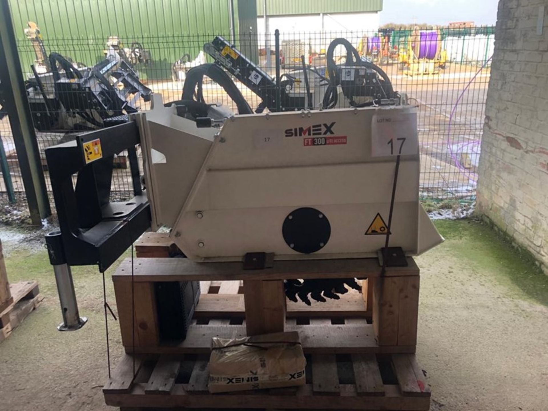 Unused Simex model FT300 wheel saw, serial no. MO19227B01, Year - 2017