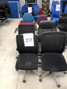 8 x Mixed Office Chairs as lotted