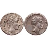 Q. Pompeius Rufus. Silver Denarius (3.68 g), 54 BC