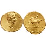 Octavian. Gold Aureus (7.72 g), 32-31 BC