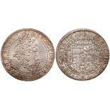 Austria. Leopold I, (1657-1705). Silver Taler, 1691