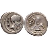 C. Numonius Vaala. Silver Denarius (3.64 g), 41 BC