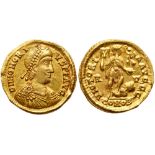 Honorius. Gold Solidus (4.44 g), AD 393-423