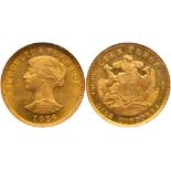 Chile. Republic. Gold 100 Pesos, 1926-So
