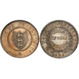 Bank of Guernsey, Bishop, de Jersey and Co., Silver bank token for Five Shillings, 1809