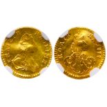 Poltina 1777. St. Petersburg. GOLD.