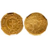 Commonwealth (1649-60), Gold Crown of five shillings, 1649