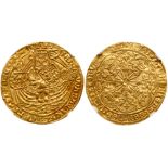 Edward IV, first reign (1461-70), Gold "Rose" Ryal of Ten Shillings, light coinage (1465-70)