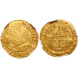 James I (1603-25), fine Gold Angel of eleven shillings, second coinage (1604-19)