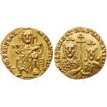 Basil I, the Macedonian. Gold Solidus (4.41 g), 867-886