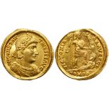 Constantine III. Gold Solidus (4.46 g), AD 407-411