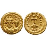 Heraclius. Gold Solidus (4.44 g), 610-641