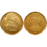 Peru. Fernando VII (1808-1824). Gold 8 Escudos, 1810-JP