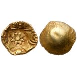 India. Yadavas of Devagiri. Ramachandra (1270-1311). Gold Padmatanka. 3.8g.