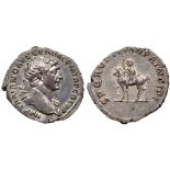 Trajan. Silver Denarius (3.23 g), AD 98-117. EF