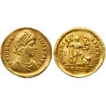 Theodosius I. Gold Solidus (4.30 g), AD 379-395