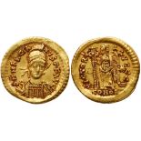 Marcian. Gold Solidus (4.48 g), AD 450-457
