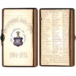 Lifeguard Jaeger Regiment Presentation Cigarette Case, 1891.