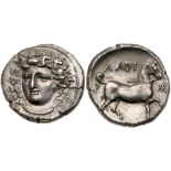 Thessaly, Larissa. Silver Stater (11.90 g), ca. 356-342 BC. AU