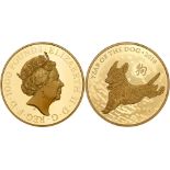 Elizabeth II (1952 -), Gold Proof One Thousand Pounds, 2018