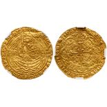 Richard II (1377-99), Gold Noble