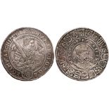 German States: Saxony. Johann Georg I and August of Naumburg (1611-1615). Silver Taler, 1614