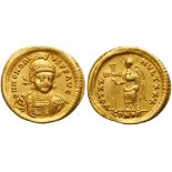 Honorius. Gold Solidus (4.42 g), AD 393-423