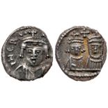 Heraclius. Silver 1/2 Siliqua (0.88 g), 610-641. EF