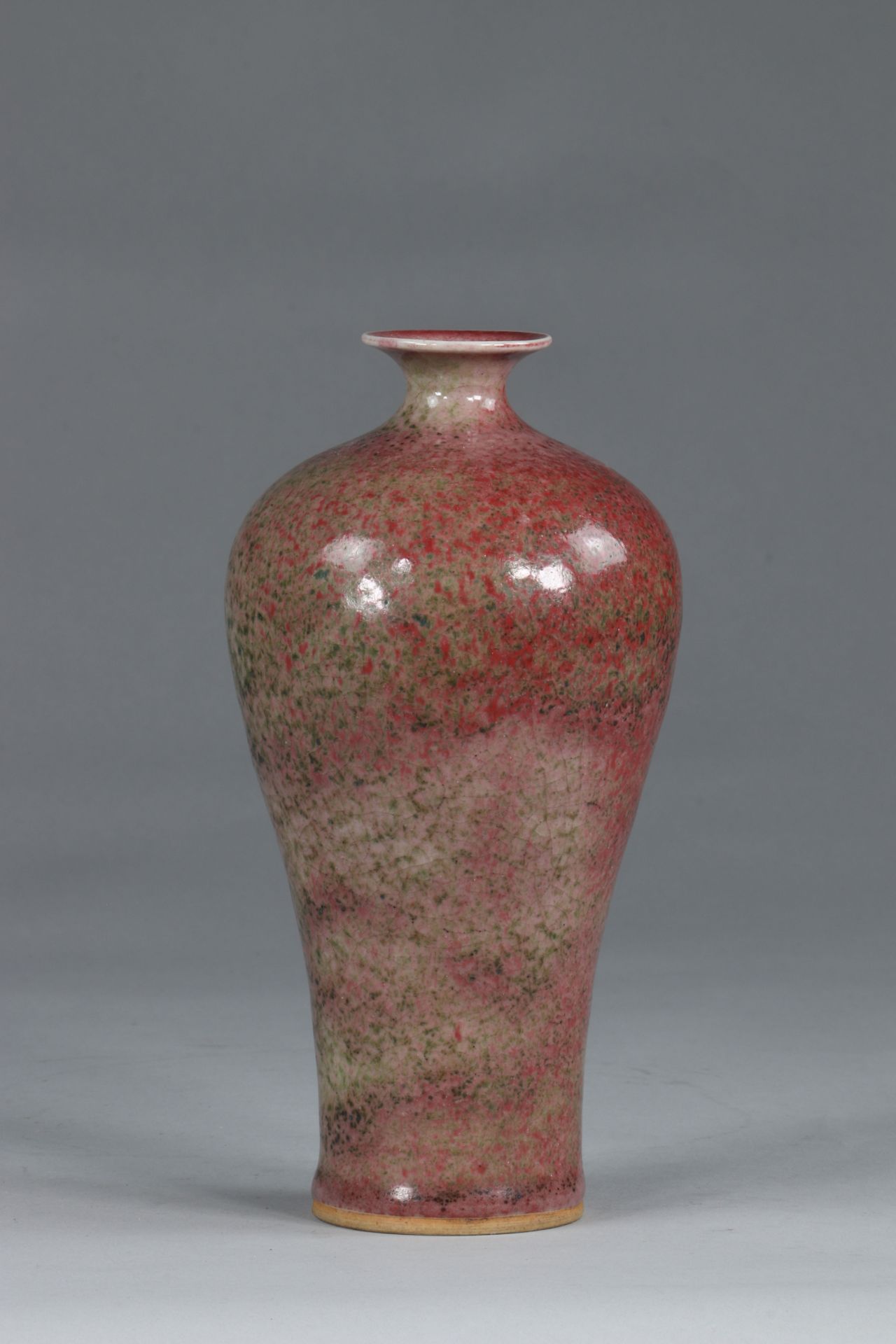 China Mei-Ping monochrome vase: -Peach Blossom- Qing period - Image 4 of 6