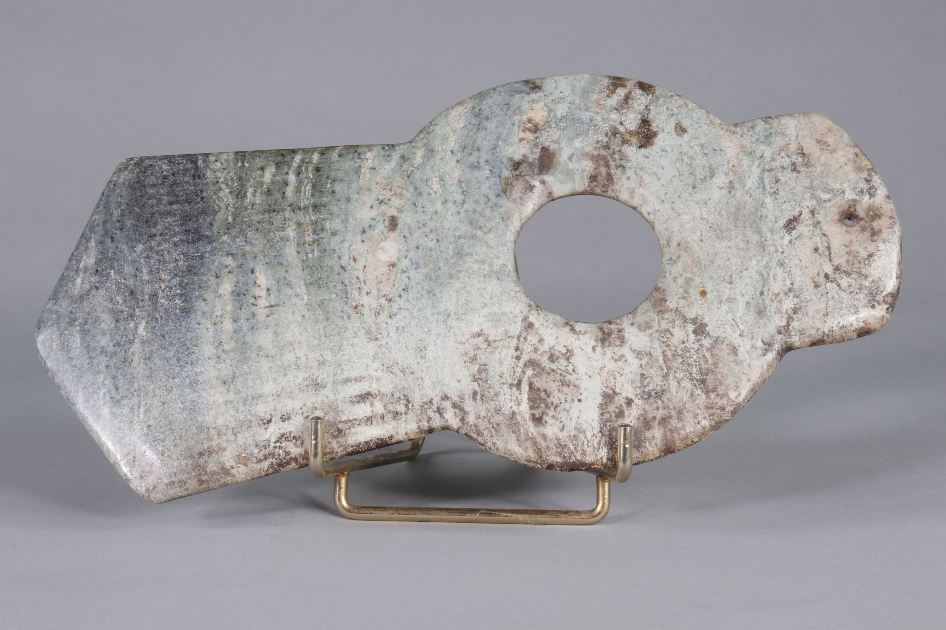 Archaic Jade Bi-Gui Tablet Disc - Image 3 of 4