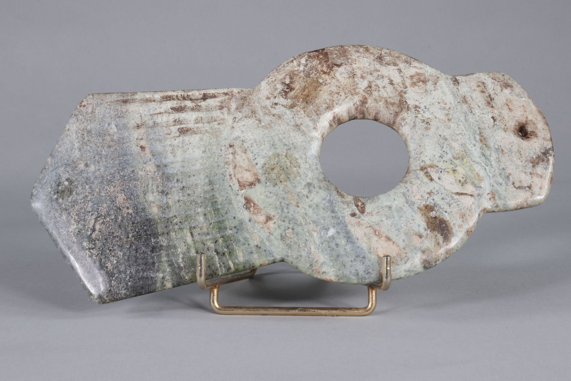 Archaic Jade Bi-Gui Tablet Disc - Image 4 of 4