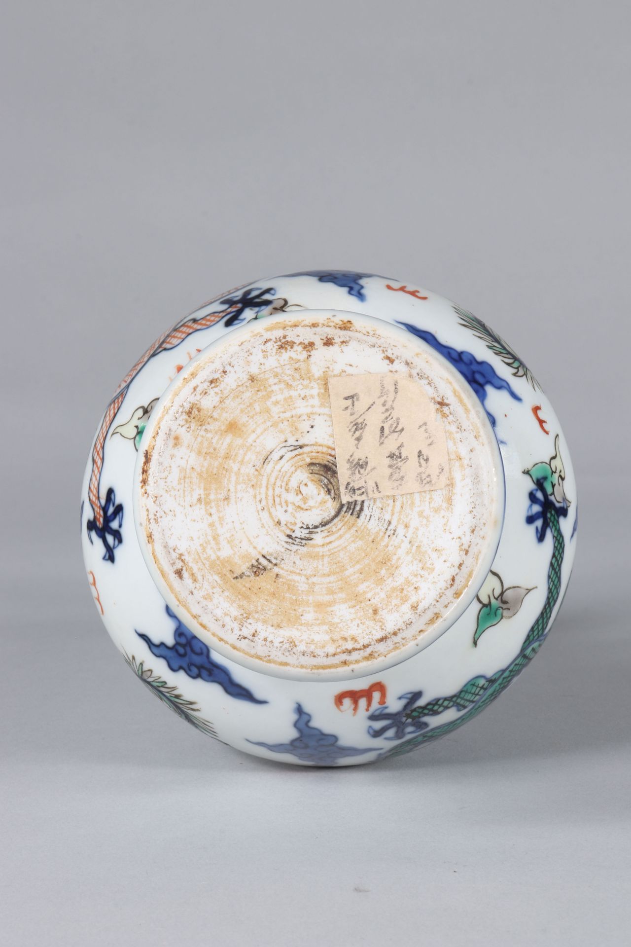 Doucai Dragon and Wanli phoenix vase - Image 5 of 12