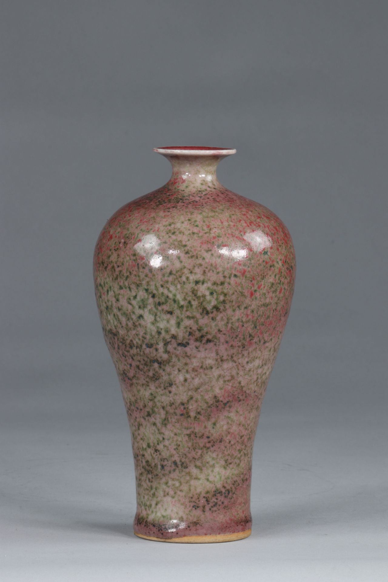 China Mei-Ping monochrome vase: -Peach Blossom- Qing period - Image 3 of 6