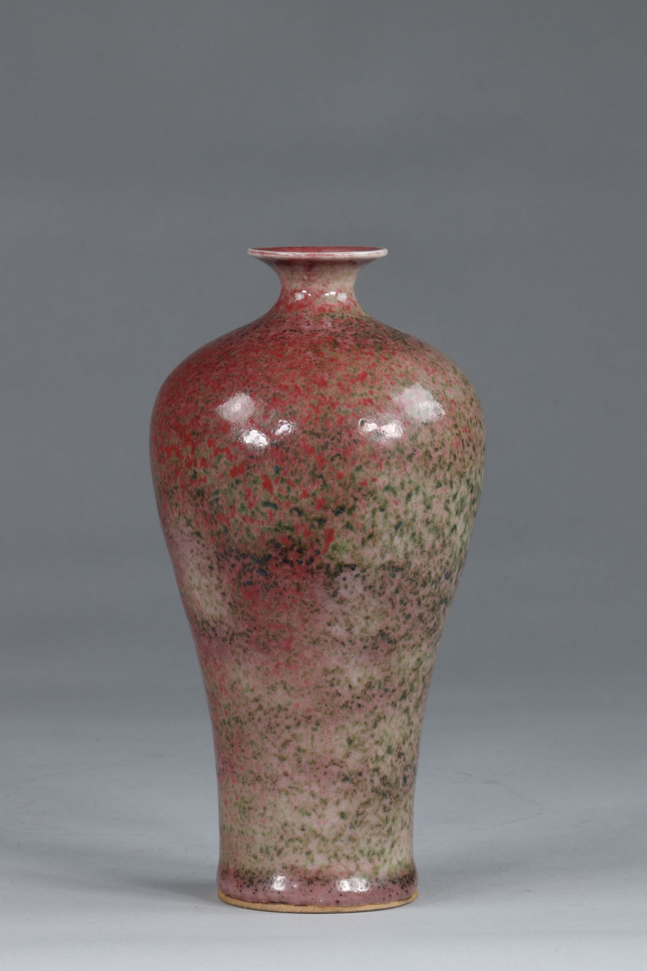 China Mei-Ping monochrome vase: -Peach Blossom- Qing period - Bild 2 aus 6