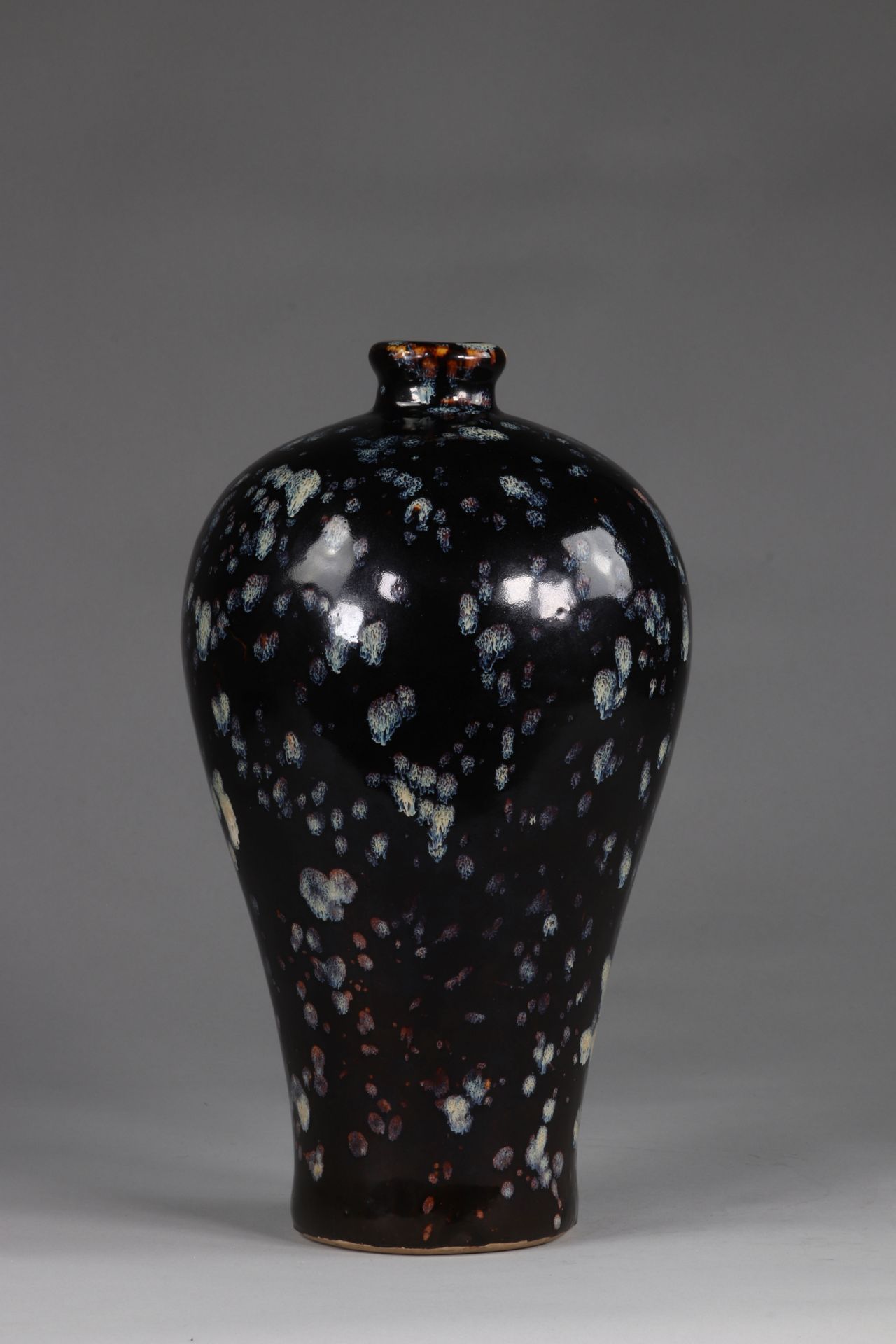 China Mei-Ping, Song vases, decorated with: Partridge feathers, on black background - Image 3 of 5