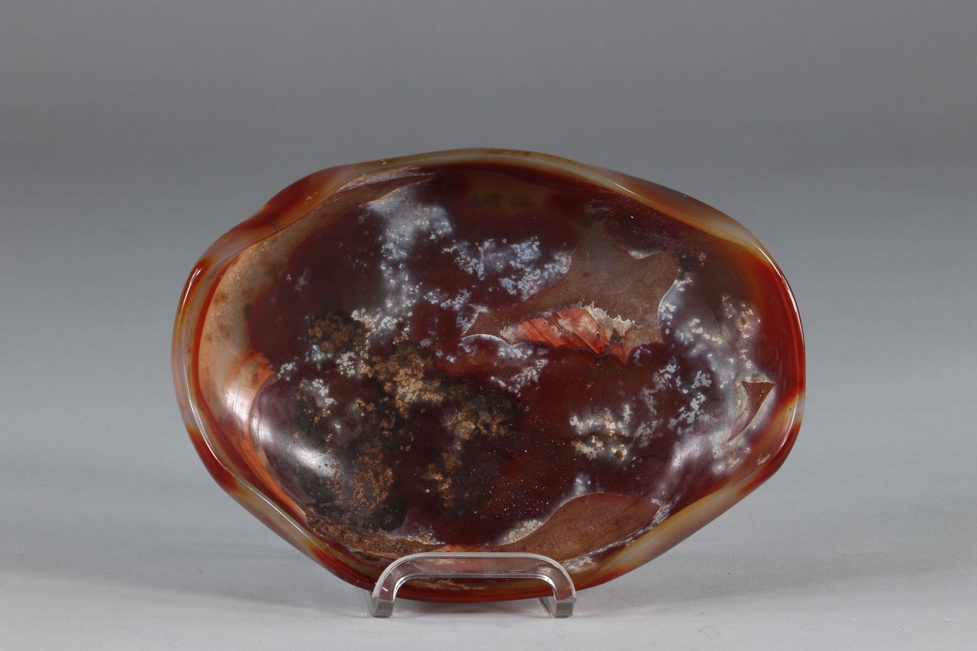 Qianlong brand agate brush rinse. China. - Image 2 of 3