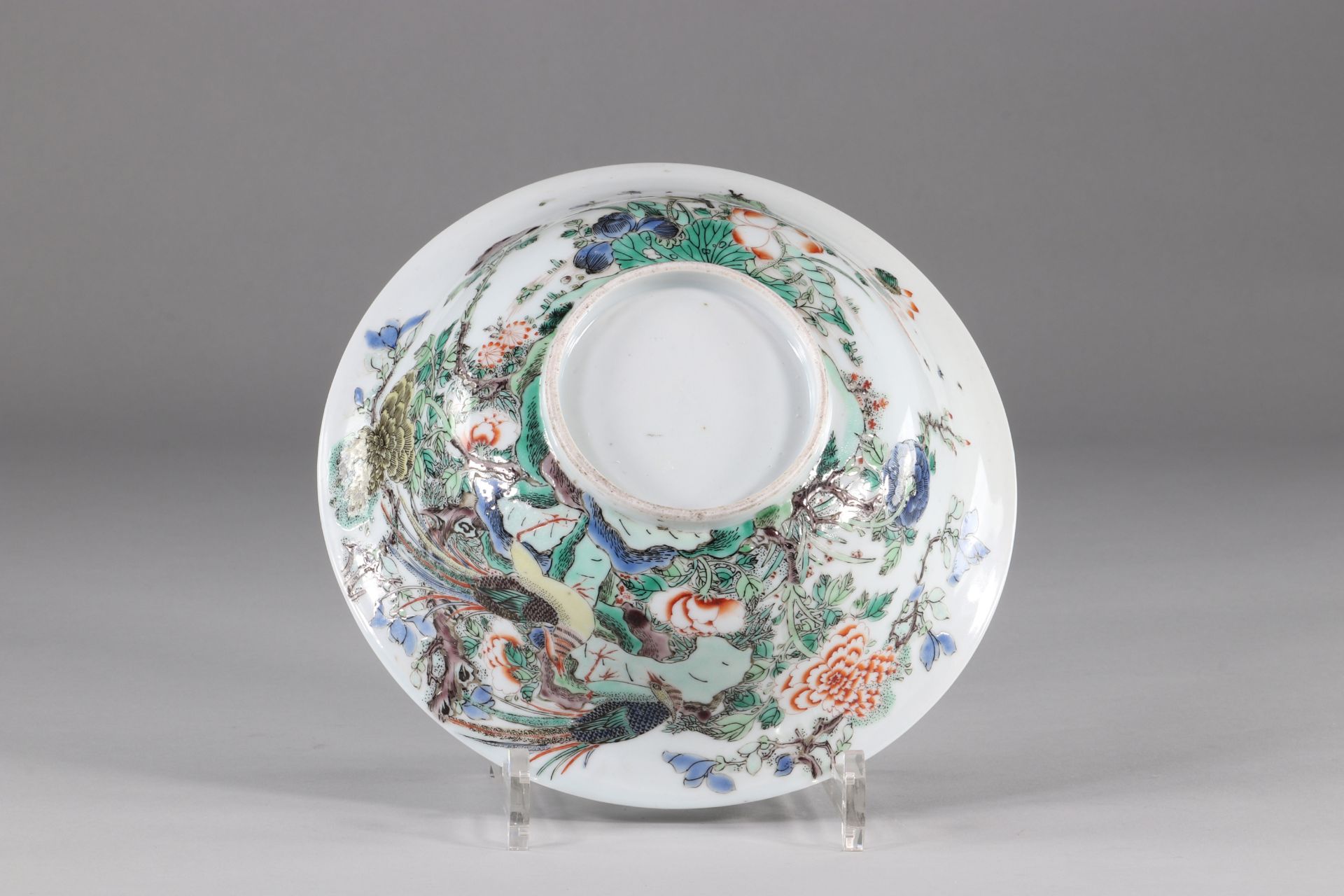 Chinese famille verte porcelain bowl. - Image 2 of 4