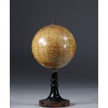 Terrestrial globe of the Maison Forest in Paris, Napoleon III period