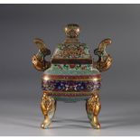 China cloisonne perfume burner