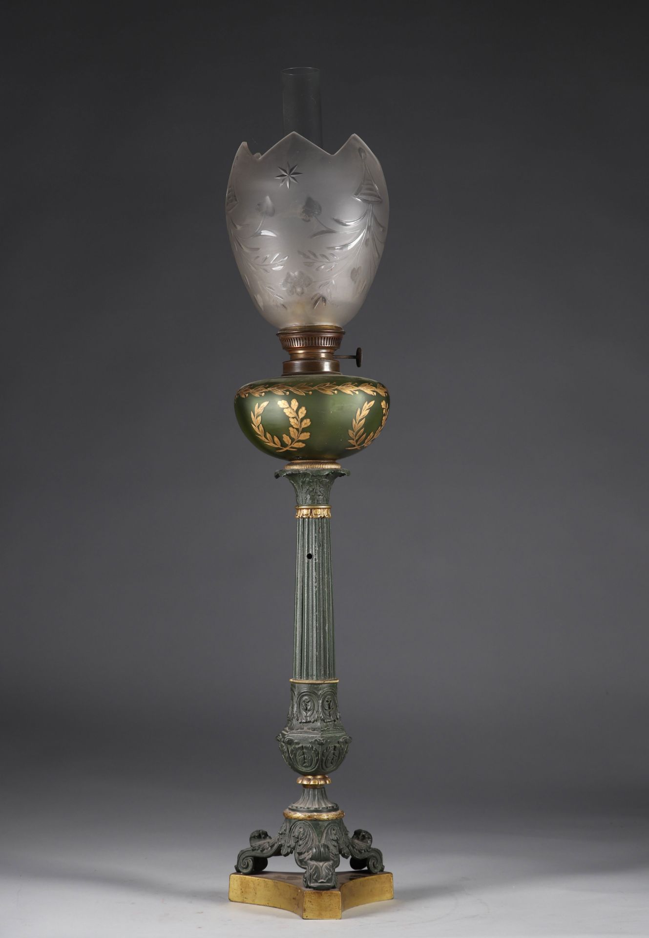 Imposing period Empire lamp - Image 3 of 3