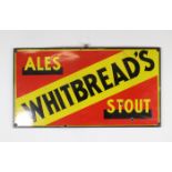 Whitbread's enamel sign