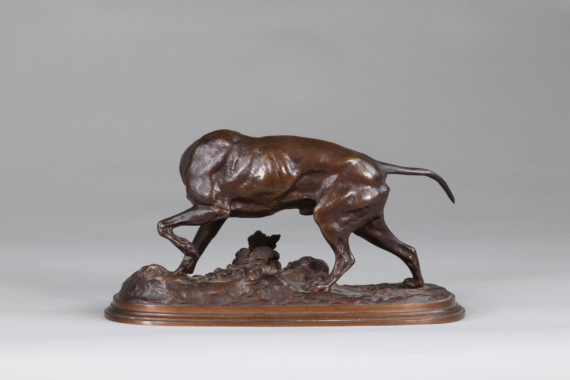 Pierre-Jules MeNE (1810-1879) Hunting dog - Image 3 of 5