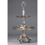 Christofle silver-plated centerpiece