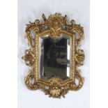 19th century golden mirror