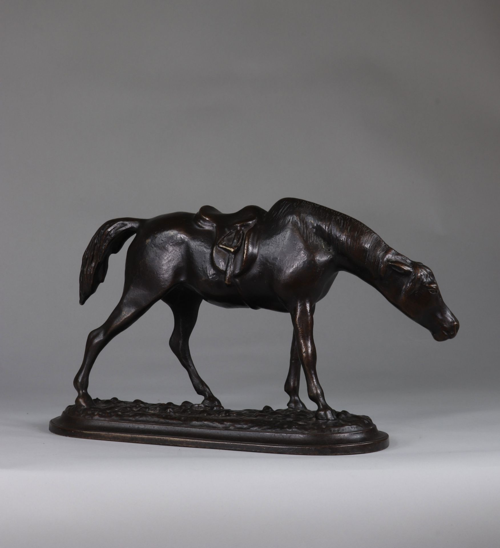 Bronze sculpture "the horse" - Image 2 of 3