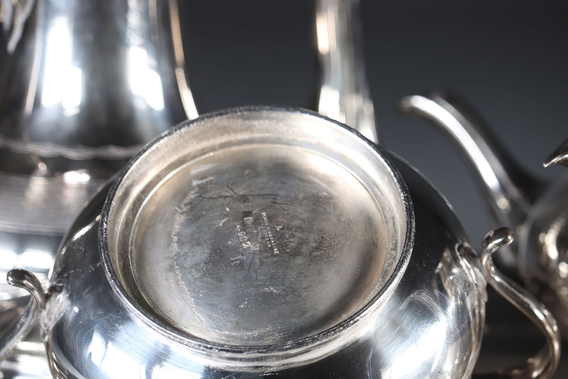 JAMES-DIXON & SON silver coffee service - Bild 3 aus 4