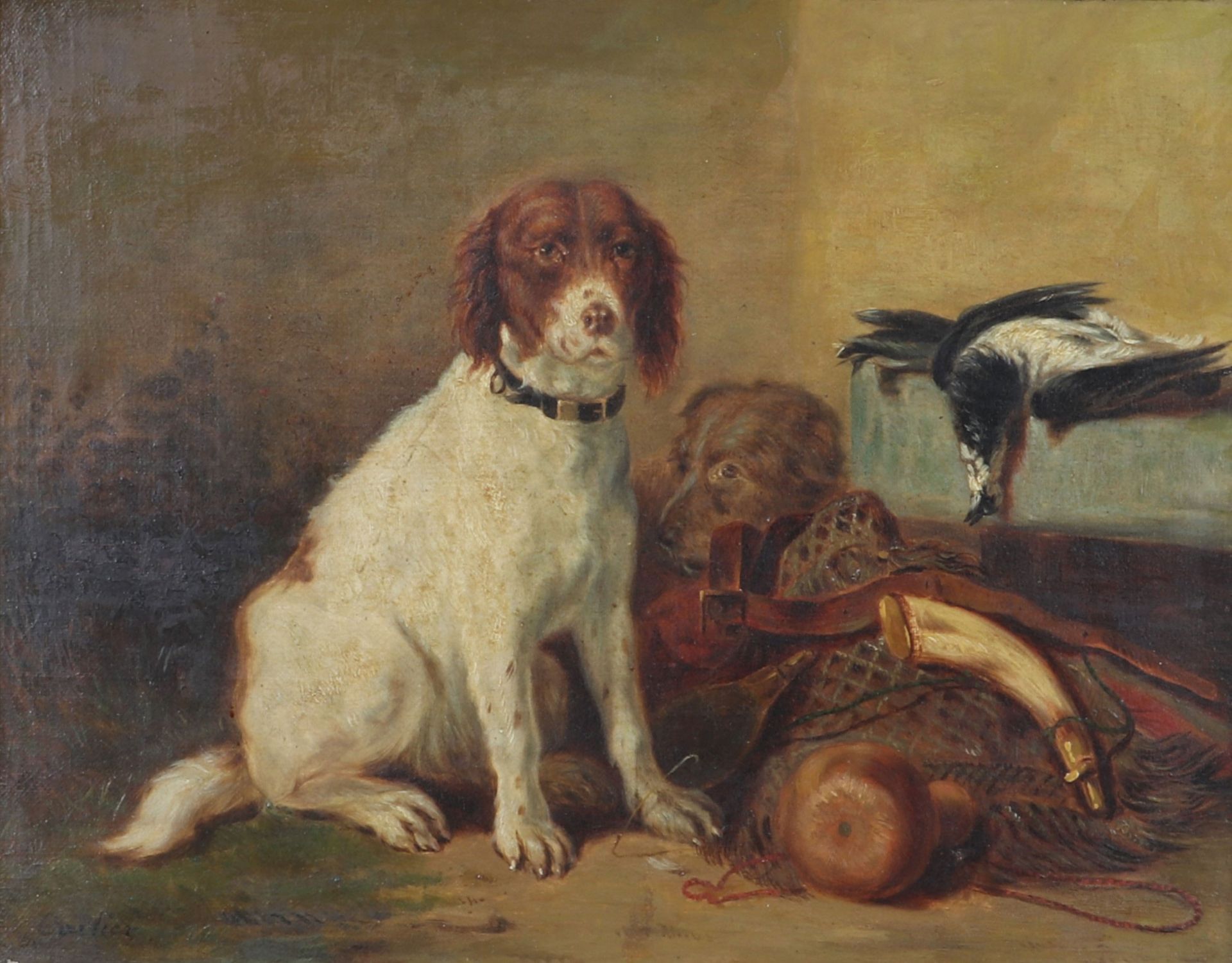 Victor emile CARTIER (1811-1866) "the hunting dog"