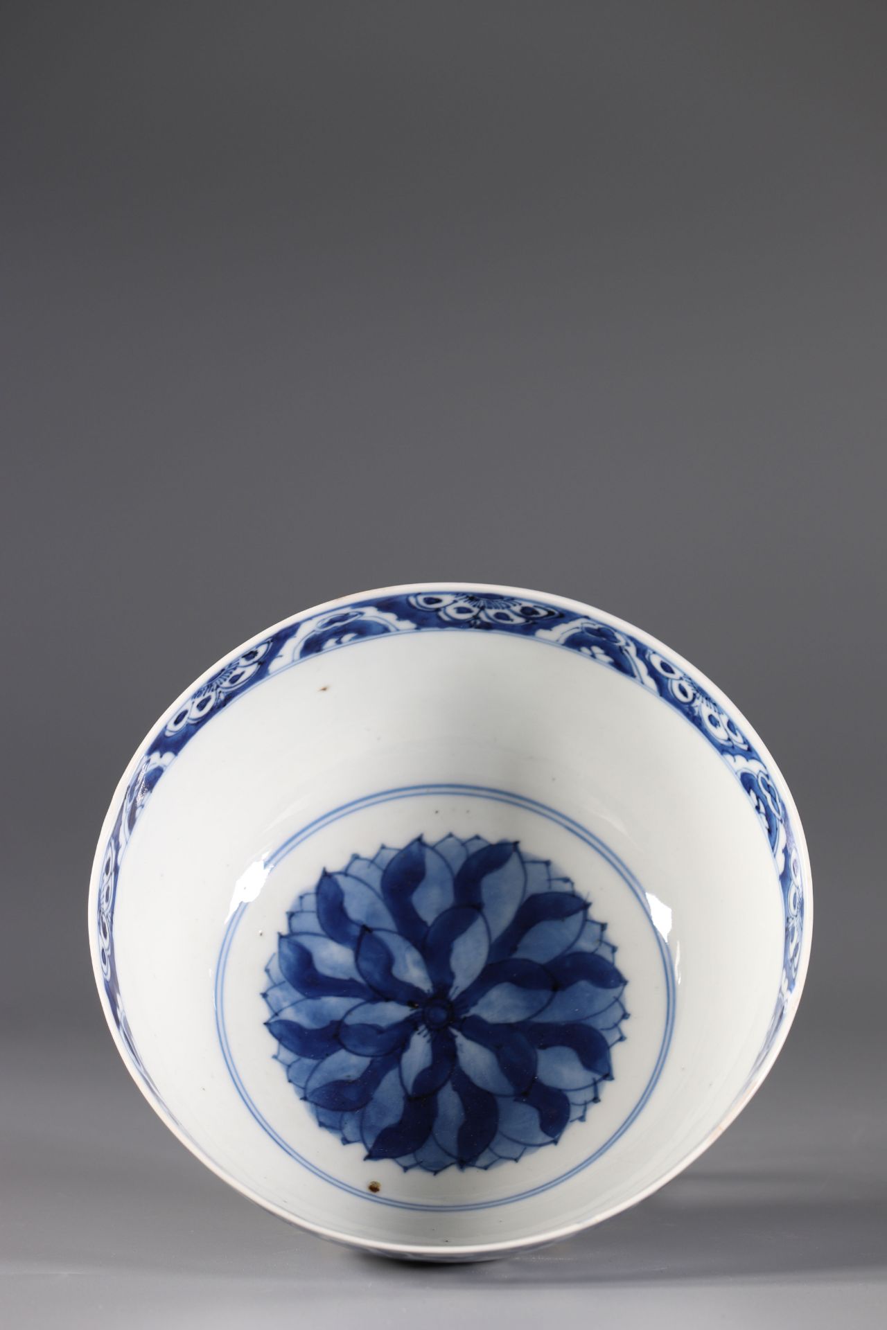 China blanc bleu bowl brand under piece - Bild 3 aus 4
