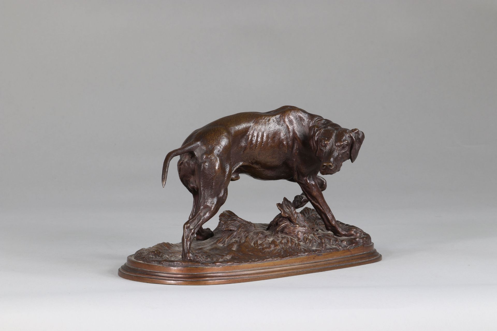 Pierre-Jules MeNE (1810-1879) Hunting dog - Image 2 of 5